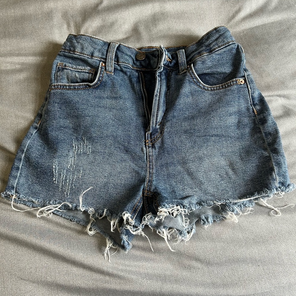 Highest rise wolf fable mom short. These were a fave before baby!